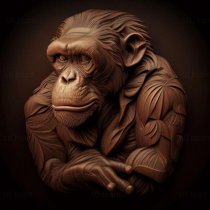 Animals Congo chimpanzee famous animal